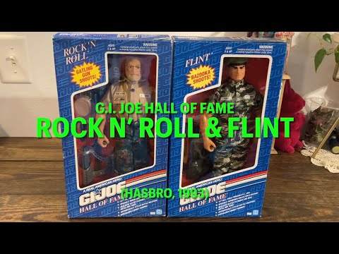 G.I. Joe Hall of Fame Rock N’ Roll & Flint - unboxing & overview