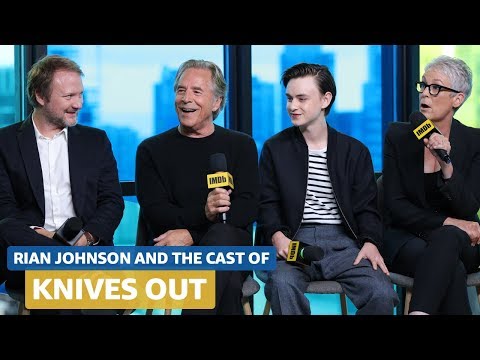 Rian Johnson & Knives Out Cast Talk On-Camera Slap Fights & Intense Family Dynamics | FULL INTERVIEW