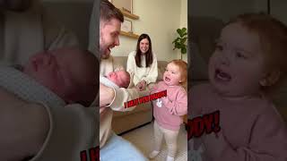 Download lagu Big Sister’s FIRST Jealous Meltdown 😂👶💔 #baby mp3