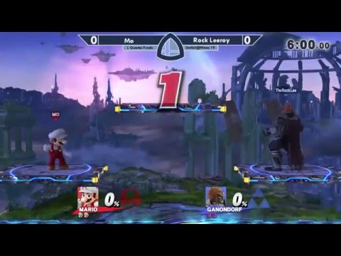 Sm4sh@Mines 19 - Mo (Mario) Vs. Rock Leeroy (Ganondorf) - Losers Quarterfinals