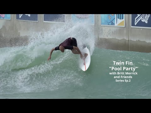 BSR Waco Surf  Twin Fin Surfboard " Pool Party" Series Ep 2
