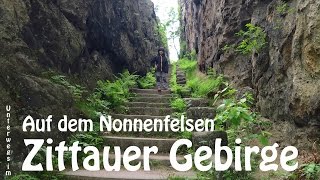 Im Zittauer Gebirge - Tour auf den Nonnenfelsen