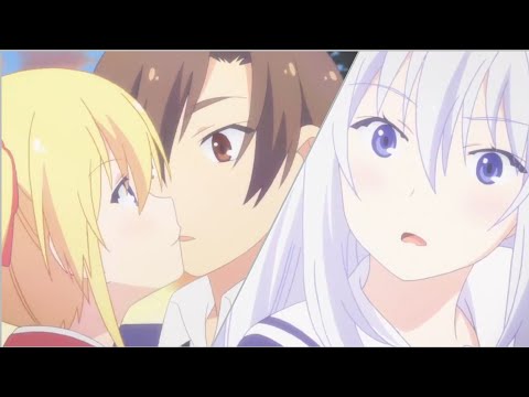 When his little sister kissed her boyfriend | Anime jealous moments | Oreshura kissing moments