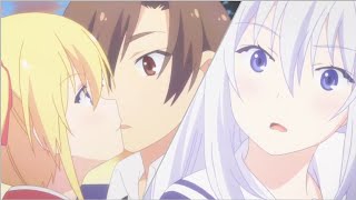 Download lagu When his little sister kissed her boyfriend | Anime jealous moments | Oreshura kissing moments mp3