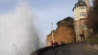 preview picture of video 'Huge Ruth 2014 Storm in Biarritz'