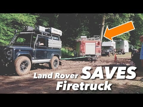 Land Rover Saves Fire Engine | Abenteuer & Allrad 2018