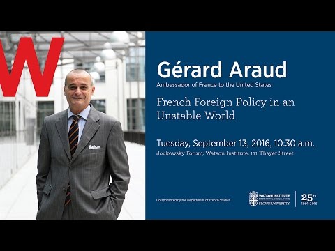 French Foreign Policy in an Unstable World