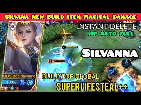Silvana New Build Item Magical Damage - Silvanna Best Build 2022 | Gameplay By Boo Daynimo ~ MLBB