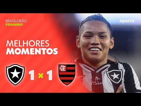 Gols e lances de Botafogo x Flamengo