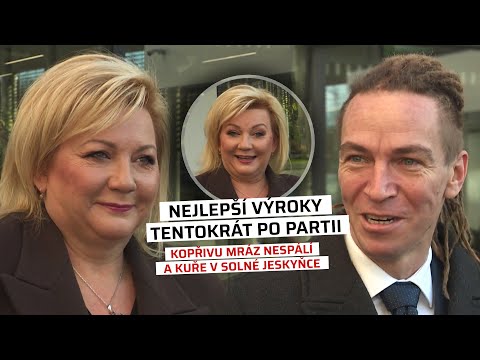 Kopřivu mráz nespálí a kuře v solné jeskyňce. Nejlepší výroky tentokrát po Partii