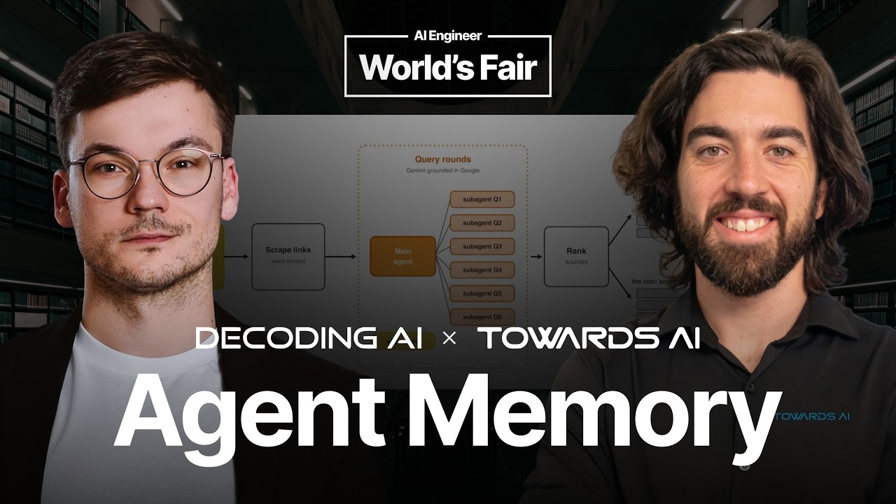Turn 10,994 Notes Into Memory - Paul Iusztin, Decoding AI & Louis-François Bouchard, Towards AI