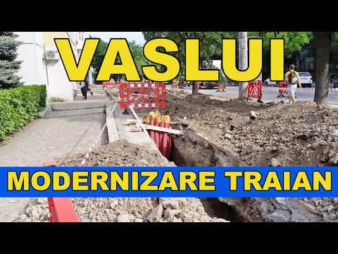 Orasul VASLUI demolare TRAIAN video 4K