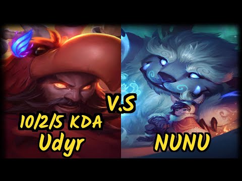 Branix (UDYR) vs NUNU & WILLUMP - 10/2/5 KDA JUNGLE GAMEPLAY - EUW Ranked DIAMOND