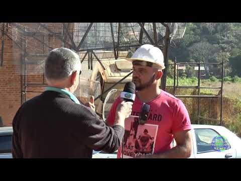 Construção dos monumentos Boiadeiro, Bateador, Gruta de Nossa Senhora Aparecida, E.E. Bueno Brandão