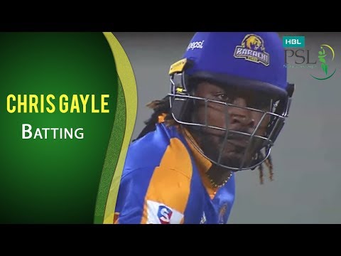 PSL 2017 Match 20: Karachi Kings vs Islamabad United - Chris Gayle Batting - MA2