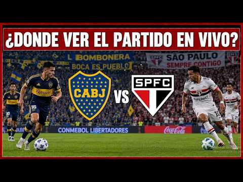 🔴 SAN PABLO VS BOCA JUNIORS EN VIVO ⚽ PREDICCIÓN, DONDE VER Y COMO VER LA COPA SUDAMERICANA