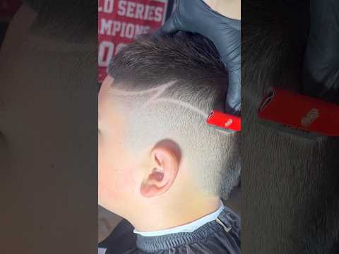 How to do a Quick Simple hair Design #barber #fade #haircut