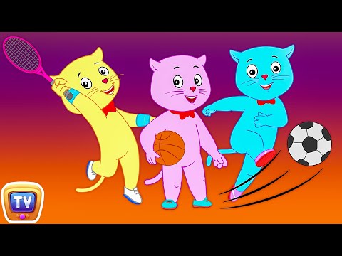 Three Little Kittens Played Games at Rio - Nursery Rhymes by Cutians™ - The Cute Kittens | ChuChu TV