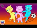 Three Little Kittens Played Games At Rio Nursery Rhymes By Cutians The Cute Kittens ChuChu TV