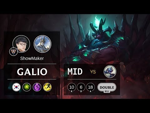 Galio Mid vs Fizz - KR Challenger Patch 9.24