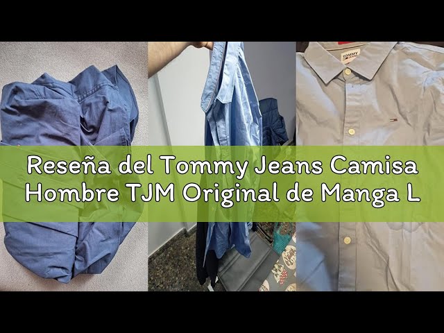 Vídeo relacionado con Tommy Jeans Tjm Original Stretch Shirt Dm0dm04405 Camisa, Azul (Lavender Lustre), M Hombre