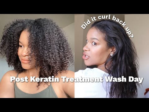 MY FIRST WASH DAY AFTER KERATIN TREATMENT REVEALED...