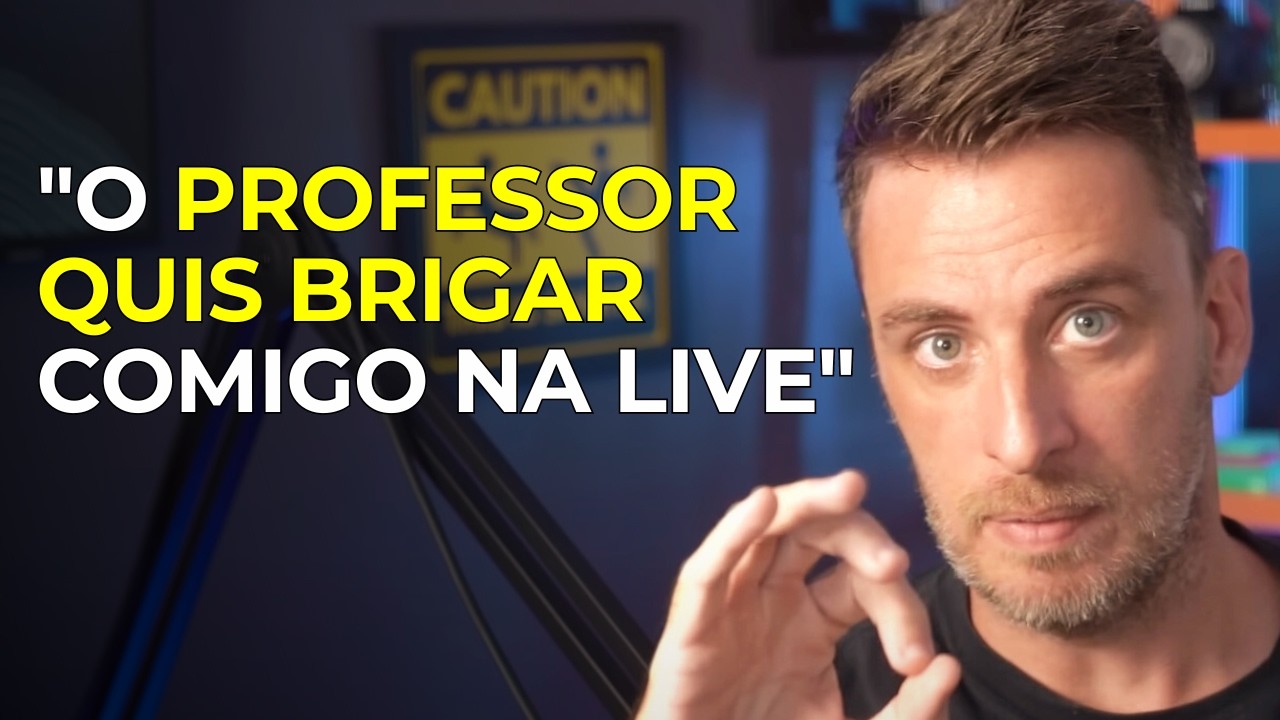 DISCUSSÃO com PROFESSOR AO VIVO | Quem tem razão???