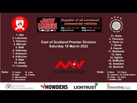 Hill of Beath v Linlithgow Rose – 19 March 2022