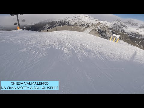 Chiesa Valmalenco - discesa panoramica da Cima Motta a San Giuseppe