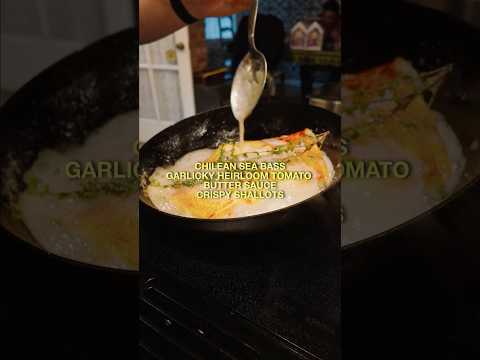 What I cooked as a personal chef in beverly hills on christmas eve! chilean sea bass