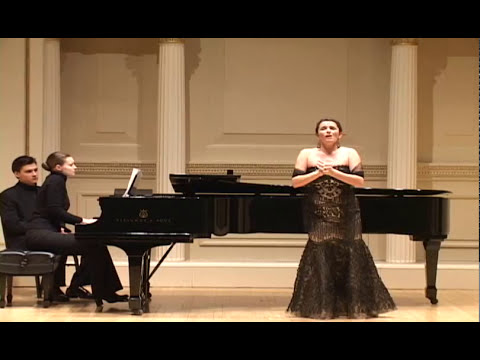 Camelia Voin at Carnegie Hall sings Salcia by Rogalski