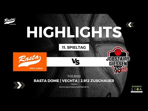 Highlights: RASTA Vechta - JobStairs GIESSEN 46es 96:89 (11.12.22)