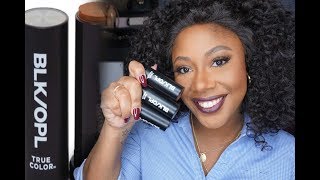 BLK OPL FOUNDATION STICKS APPLICATION + HIGHLIGHT & CONTOURING #blkoplbeauty