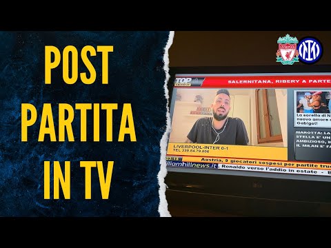 "PREFERIVO PERDERE PERCHE' CI SON RIMASTO MALE" | IL MIO COMMENTO SU LIVERPOOL 0-1 INTER a TOPCALCIO