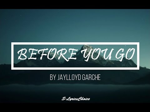 Lewis Capaldi - Before You Go Cover by Jaylloyd