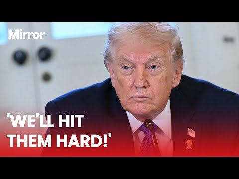 'We'll START shooting too!' - Trump makes CHILLING threat to Iran