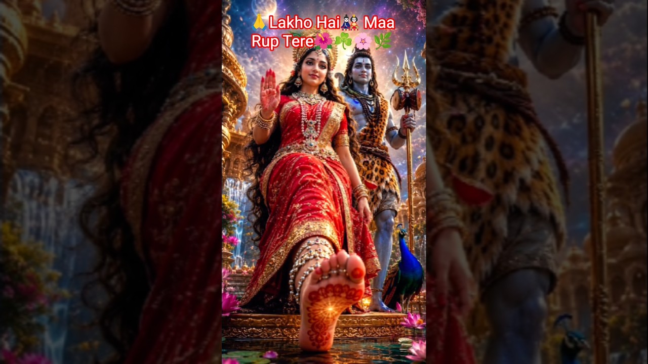 🙏Lakho Rup Hai 🎎 Maa Tere 🌺☘️🌸🌿 #sorts #bhakti #hindugod #sortfeed #maadurga