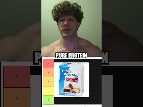 PROTEIN BAR TIER LIST! #fitness #gymlife #bodybuilders #fitgym #protein #diethacks #fit #gym #shorts
