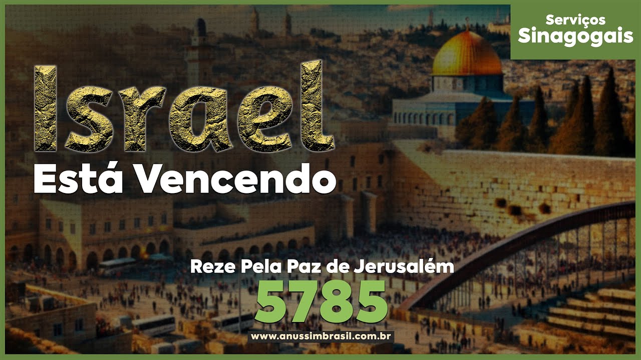 Urgente: O que Está Acontecendo em Israel Agora? Reze Pela Paz de Jerusalém - Shabat ao Vivo