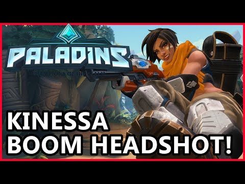 Paladins Kinessa Gameplay - BOOM HEADSHOT! Kinessa Guide - Paladins Gameplay Capture And Payload
