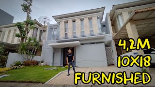 [SOLD] 4,2M Rumah Tatanan Loss 10x18, Furnished Cakep, Wisata Bukit Mas, Surabaya Barat