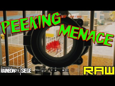 PEEKING MENACE - Full Ranked Round Uncut - Rainbow Six Siege