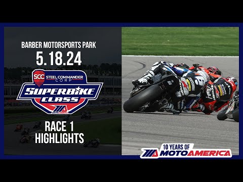 Steel Commander Superbike Race 1 at Alabama 2024 - HIGHLIGHTS | MotoAmerica