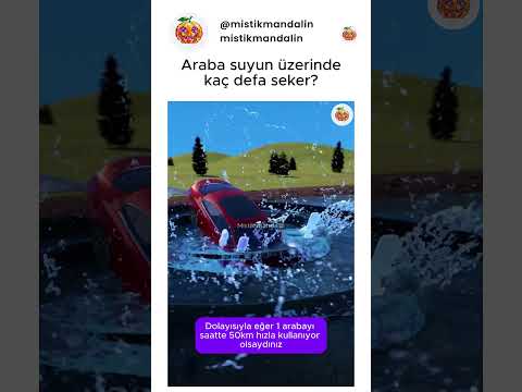 Arabayı suda sektirebilir misiniz? ig&yt: @zackdfilms