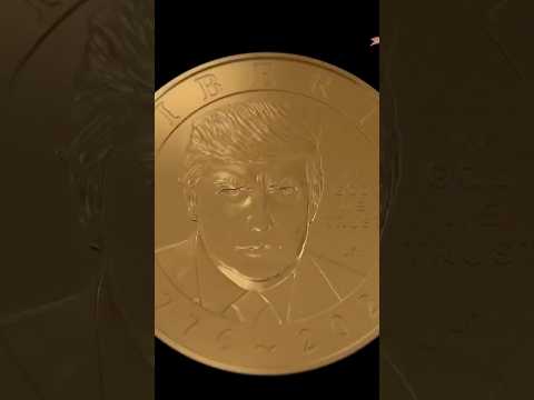 Gold-colored Trump $1 coins go out of stock at U.S. Mint