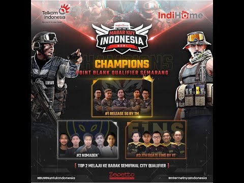 PANDORA ESPORT VS J-TF2W BY ICTV FINAL QUALIFIER YOGYAKARTA - POINTBLANK MABARKUY INDONESIA