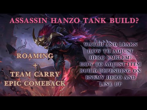 Hanzo Tank Build? Roaming + Team Carry = Epic Comeback by Donten Boi