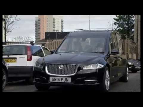 EastEnders- The hearse arrives for Abi's funeral