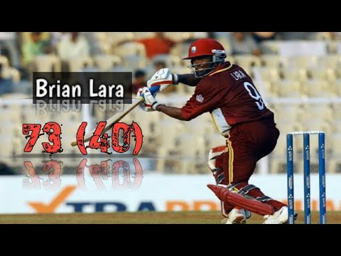 Brian Lara 73 (40) vs Canada | 2003 Cricket World Cup | Centurion
