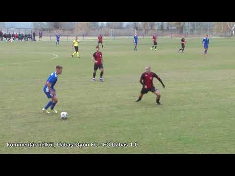 Dabas-Gyón FC - FC Dabas mérkőzés összefoglaló - kommentár nélkül, 2021. november 14.